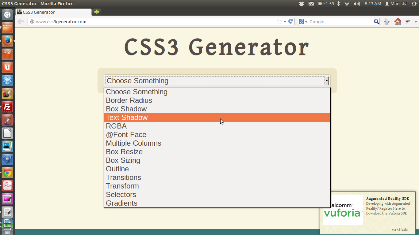 CSS3 Generator 1