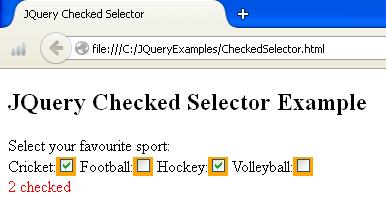 JQuery Checked Selector Picture