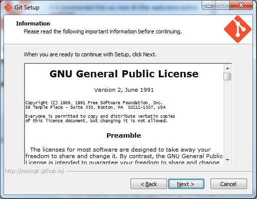 Git License