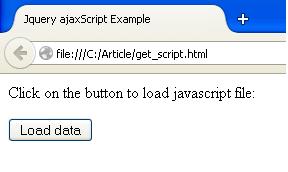 JQuery ajaxgetScript Example1