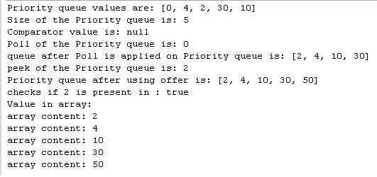 Java PriorityQueue Example
