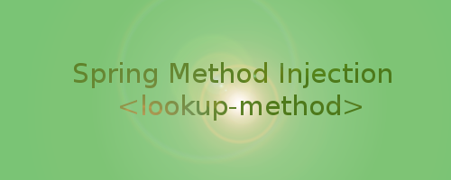 Spring Method Injection