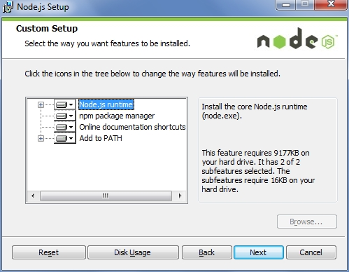 Node.js Package Manager in Windows