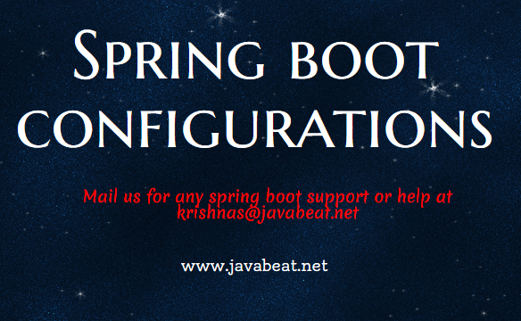Spring Boot Configurations