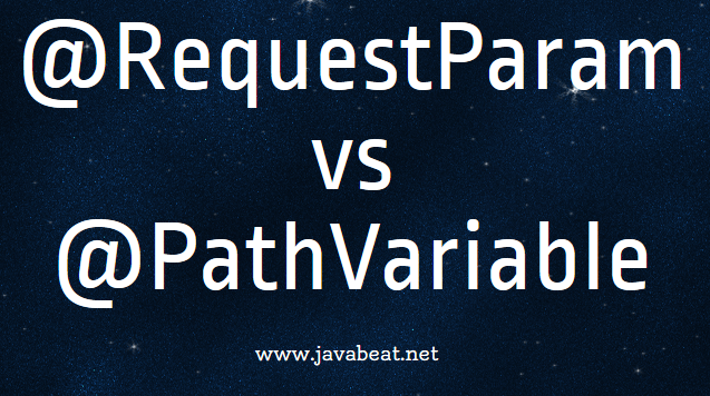 @RequestParam vs @PathVariable Tutorial