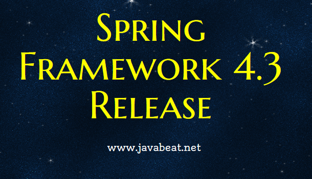 Spring Framework 4.3 Release