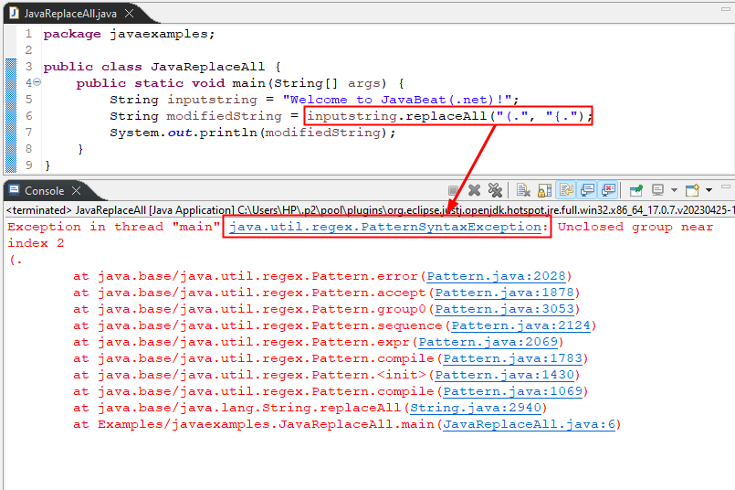 How To Use String.replaceAll() Method In Java